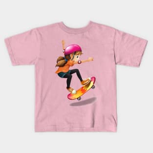 GIRL SKATER Kids T-Shirt